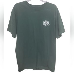 Vans Men's Dark Green Short Sleeve Tee